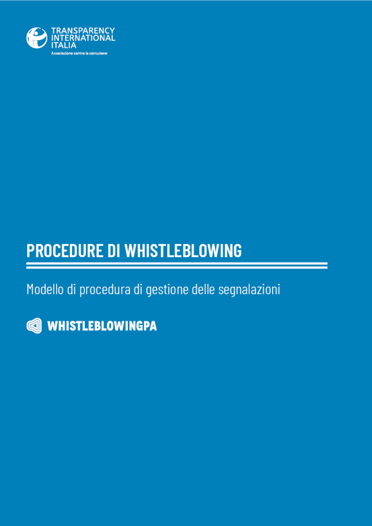 Procedure Di Whistleblowing - Transparency International Italia