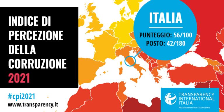 Indice Percezione Corruzione - Transparency International Italia